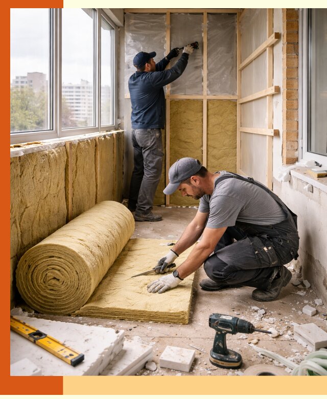 Утепление балкона под ключ в Владимире качественно и быстро