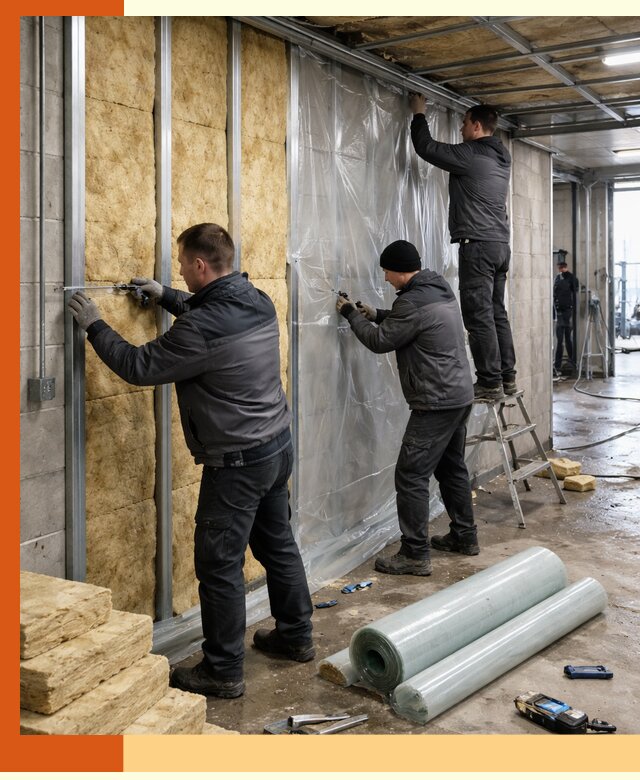 Профессиональное утепление автомойки в Владимире для любого типа помещений