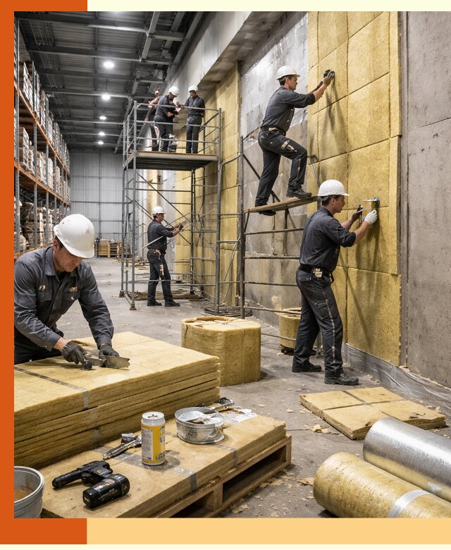 Утепление логистического центра в Владимире качественно и экономично