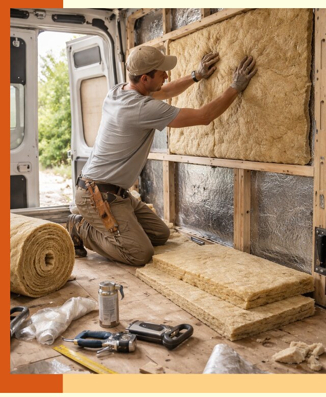 Утепление кемпера под ключ в Владимире с гарантией качества